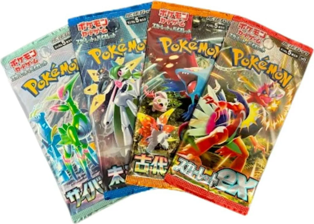 Random Pokemon Japanese Booster 4-Pack
