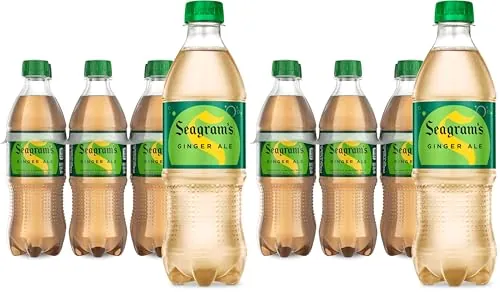 Seagrams Ginger Soda Soft Drinks 16.9 fl oz 12-Pack