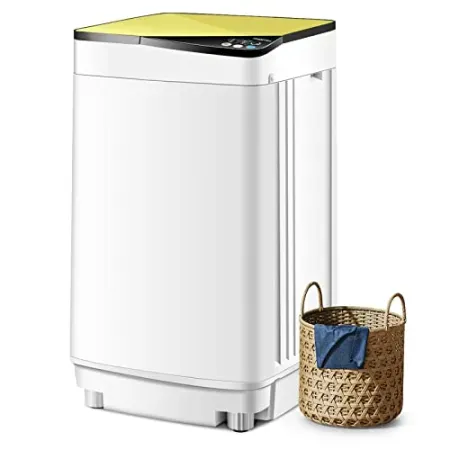 Costway Portable 7.7 lbs Automatic Laundry Washing Machine with Drain Pump