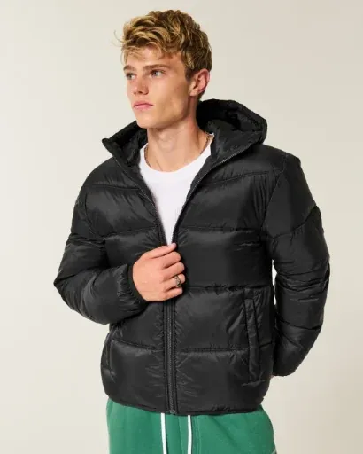 Hollister Hooded Puffer Jacket