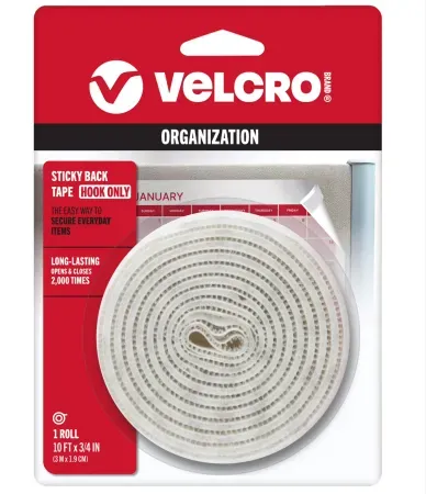 VELCRO Brand Sticky Back 10' x 3/4" Roll