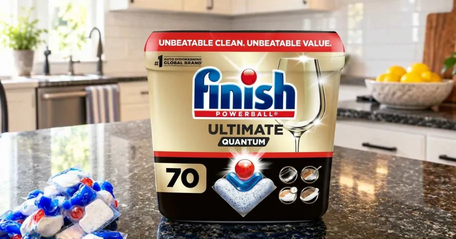 Finish Ultimate Quantum Dishwasher Pods 70-Count
