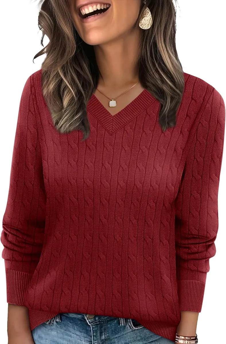 SAMPEEL V-Neck Sweater