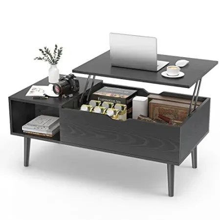DUMOS Wood Lift Top 39"W Coffee Table