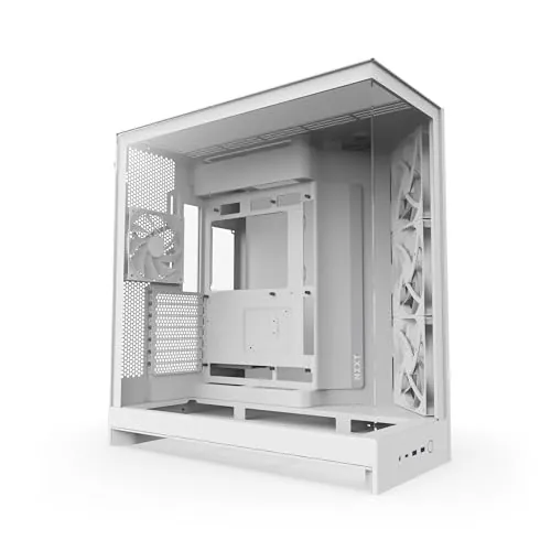 NZXT H9 Flow Dual-Chamber Mid-Tower ATX PC Case (White)
