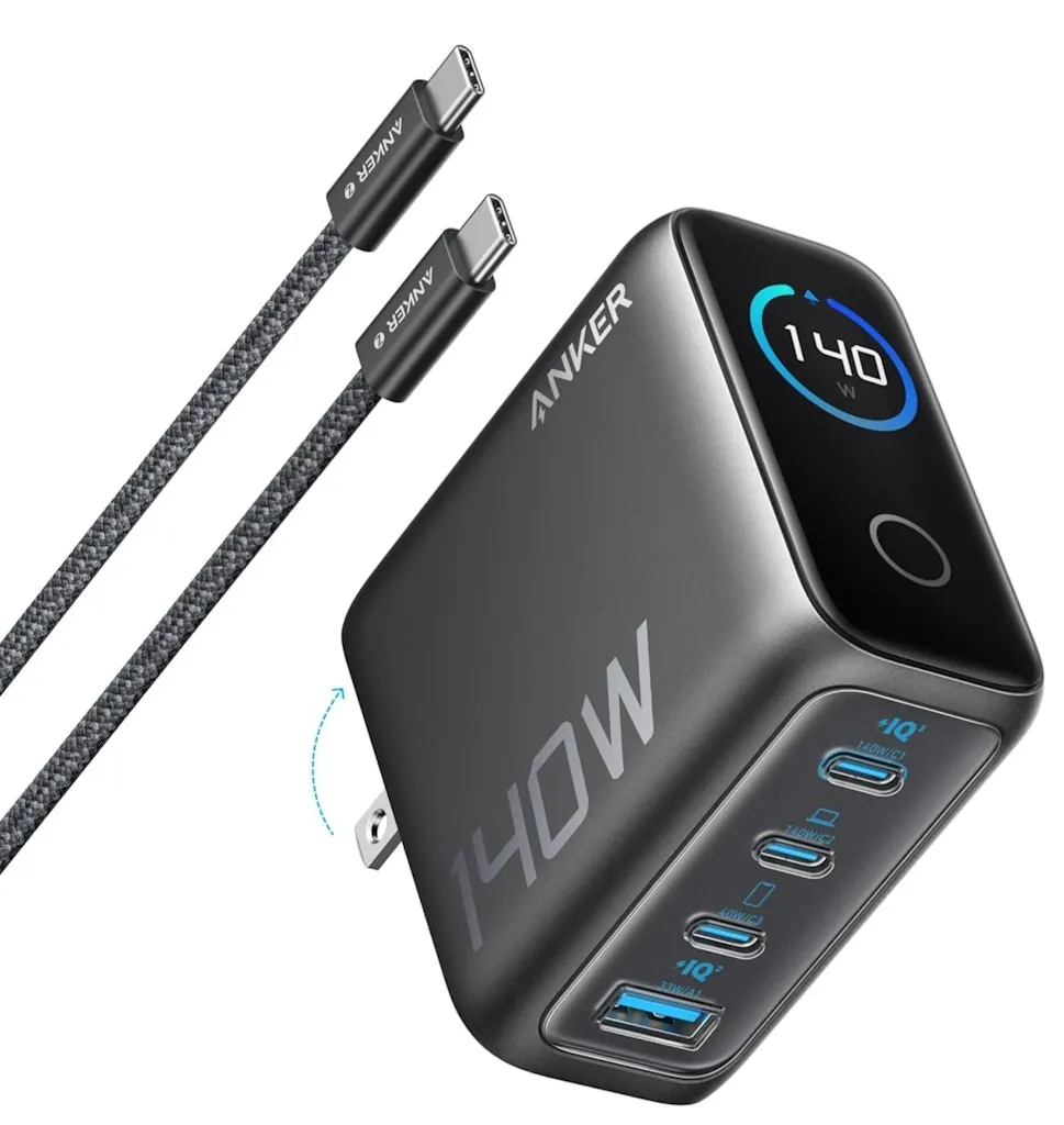 Anker 140W 4-Port GaN USB-C Charger