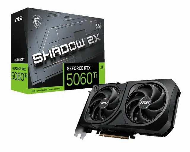 Walmart as Seller: MSI SHADOW GeForce RTX 5060 Ti 16GB GDDR7