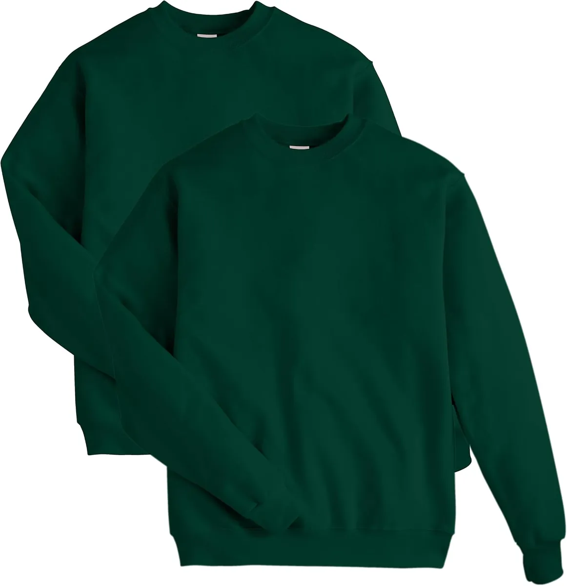 Hanes Men’s EcoSmart Fleece Crewneck Sweatshirt 2-Pack