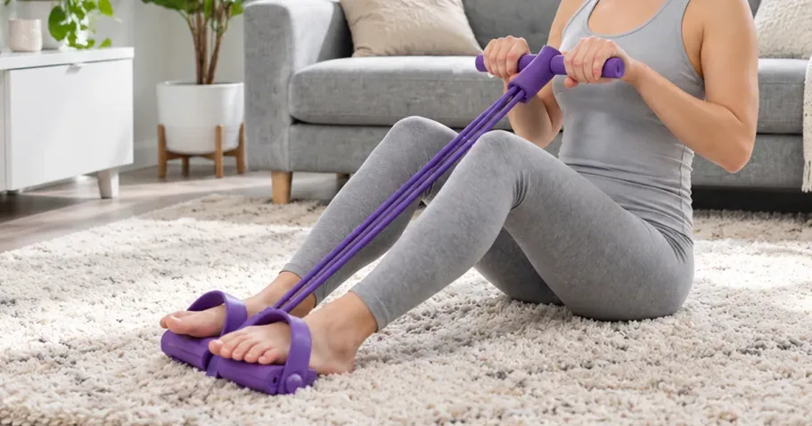 Pedal Resistance Band in Purple