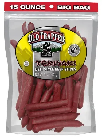 15oz Old Trapper Deli-Style Beef Sticks (Teriyaki)
