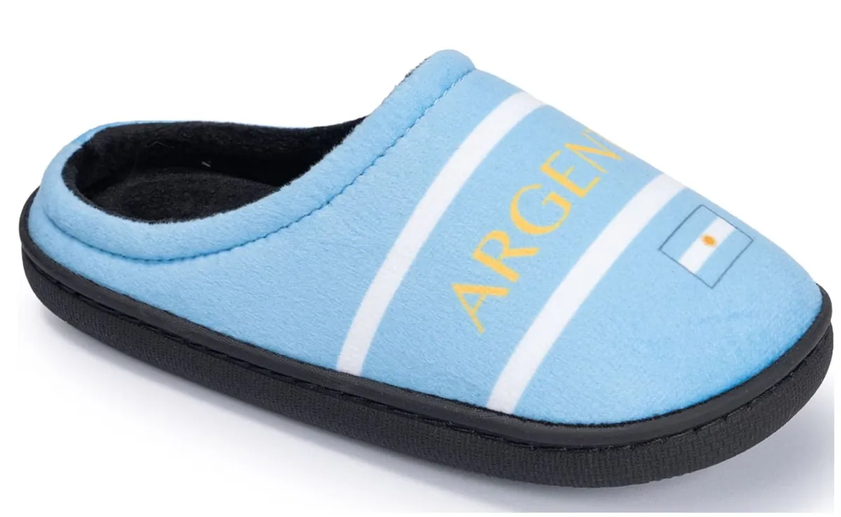 Boys Soccer Fan Slippers