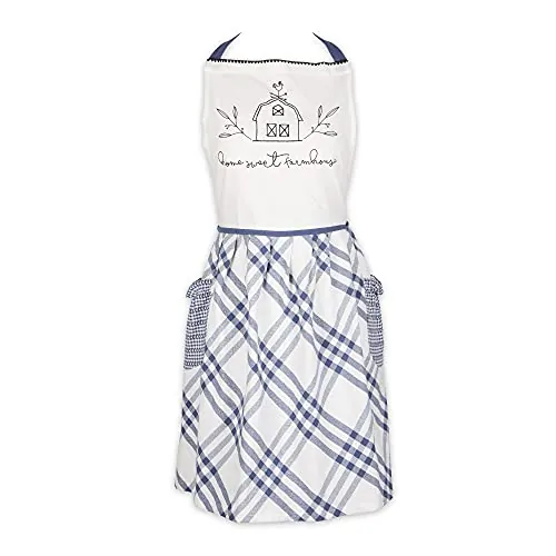 DII Home Sweet Farmhouse Kitchen Collection Apron in BLUE