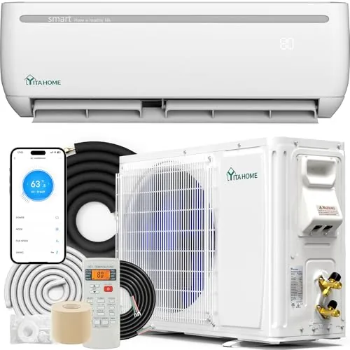 YITAHOME 12000 BTU Mini Split Air Conditioner Heat Pump System 20 SEER2