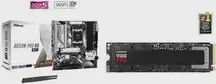 ASRock B650M Pro RS WiFi AM5 Micro ATX Motherboard | SAMSUNG SSD 9100 PRO 1TB, PCIe 5.0x4 M.2 2280, Seq. Read Speeds Up to 14,800MB/s