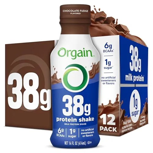 Orgain 38g High Protein Shake 12-Pack