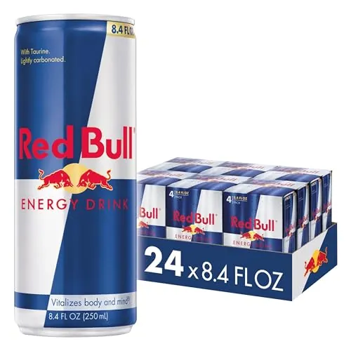 Red Bull Energy Drink, 8 Oz, 24 Cans (6 packs of 4)