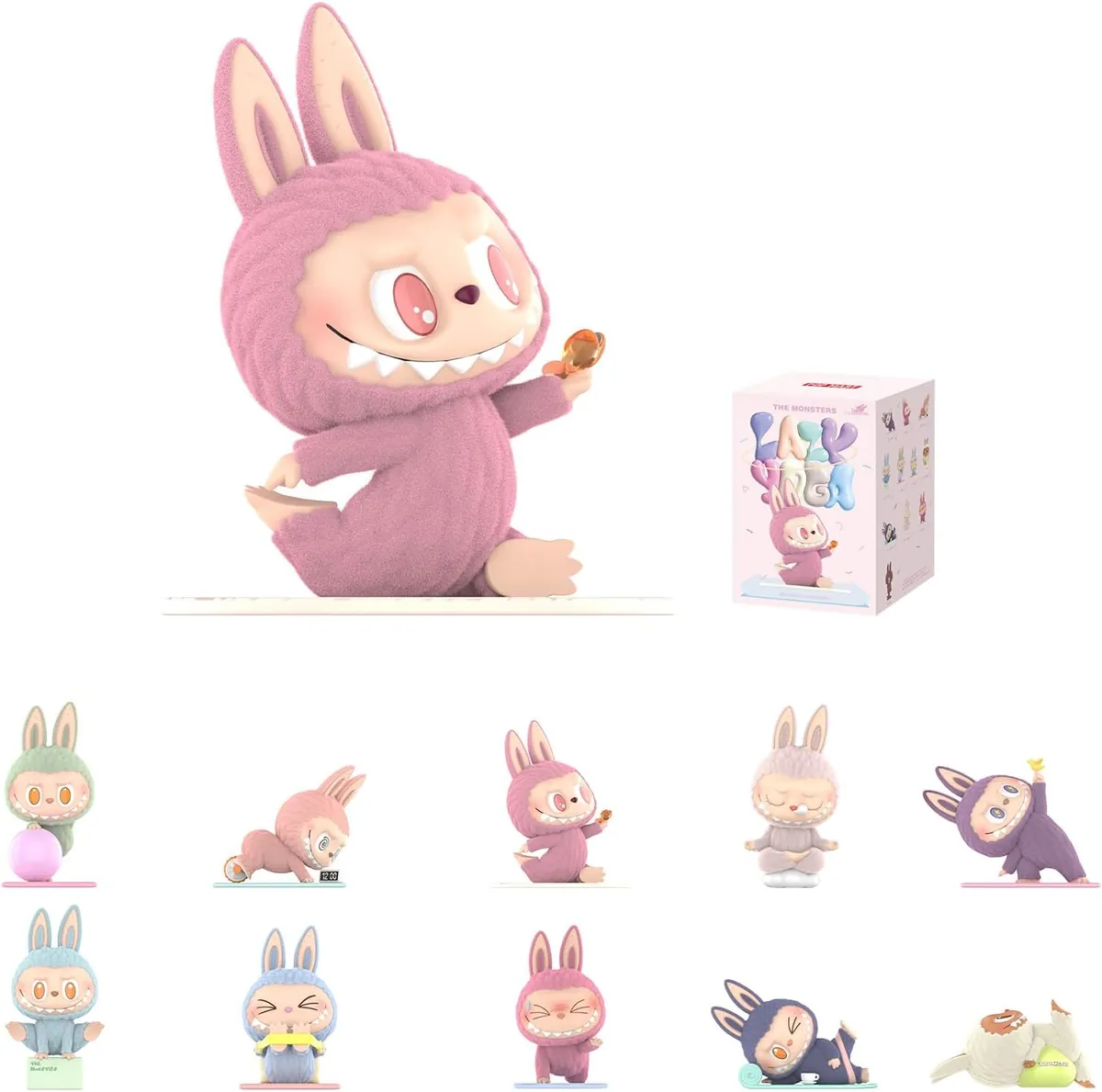The Monsters Lazy Yoga Series Blind Box Figures
