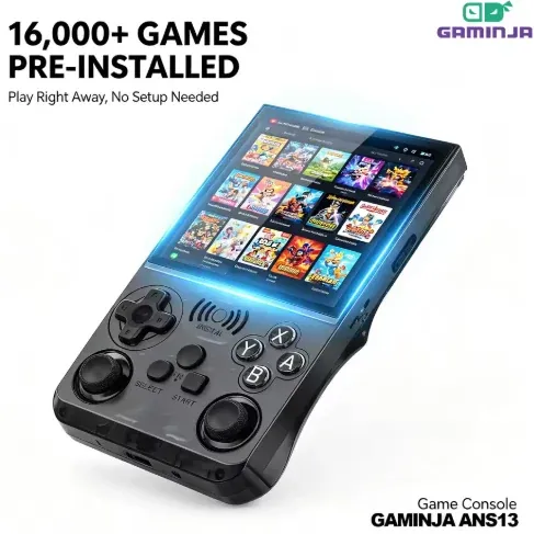 Gaminja ANS13 Retro Gaming Handheld - 4.0" 720x720 Display