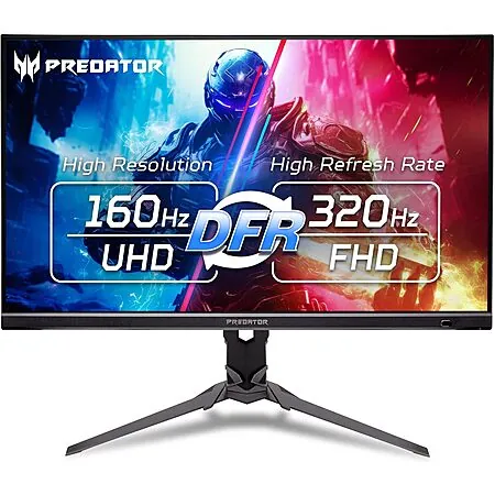 27" Acer Predator 4K 3840x2160 IPS 160Hz DFR 320Hz Gaming Monitor