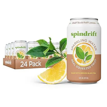 Select Accts: 24-Pk 12-Oz Spindrift Sparkling Water (Half Tea & Half Lemon)