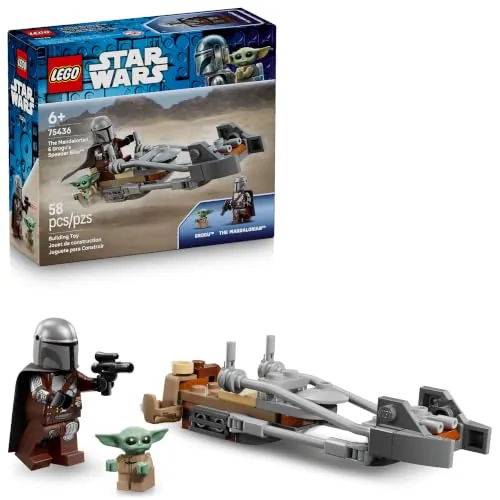 LEGO Star Wars The Mandalorian & Grogu’s Speeder Bike