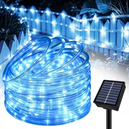 39' Slyuexu 100-LED Solar Rope Outdoor String Lights
