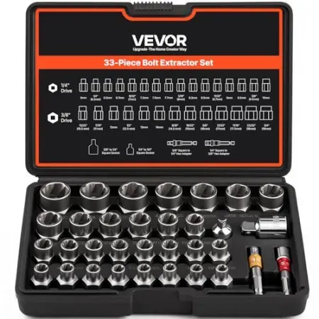 VEVOR 32pc Bolt Extractor Set