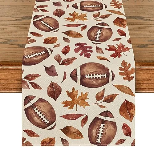 Football Fall Table Runner