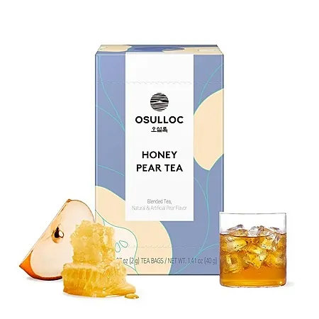 20-Ct OSULLOC Honey Pear Premium Tea (Sweet Pear & Honey Flavor)