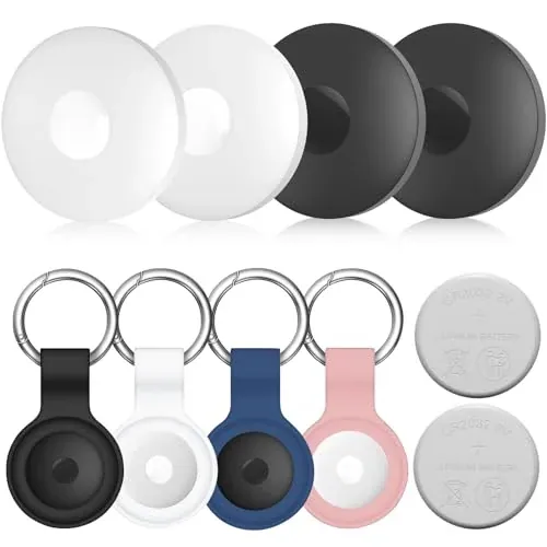 Air Trackers Tags 4 Pack with Replaceable Batteries