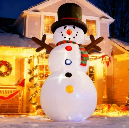 Qunler 8 ft. Christmas Snowman Inflatable