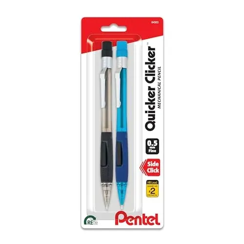 Pentel Quicker Clicker Automatic Pencils 6-Pack