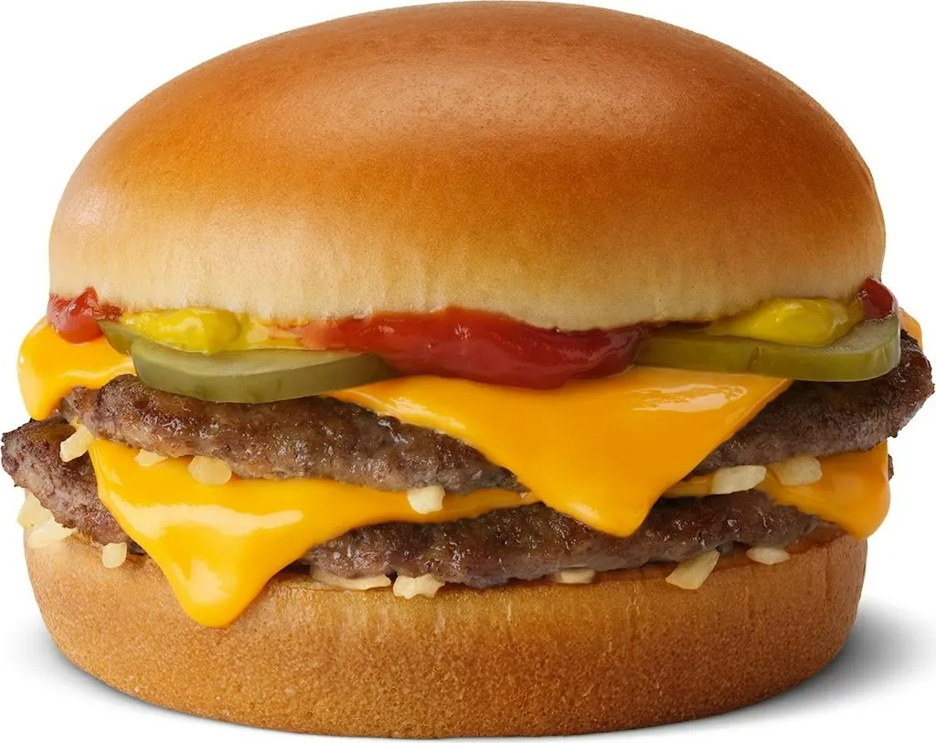 McDonald's Double Cheeseburger: Free w/ $1 purchase