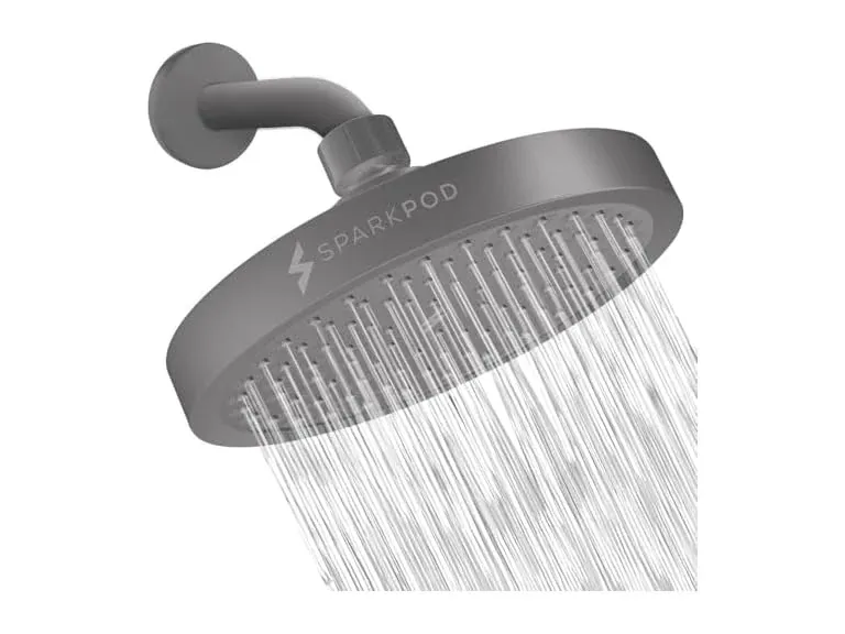 SparkPod High Pressure Round Rain Shower Head 6"
