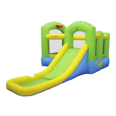 Bounceland Bounce 'N Splash Island Wet or Dry Inflatable Bouncer
