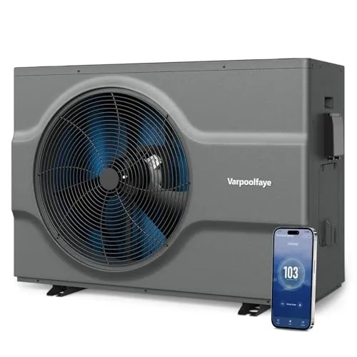 Varpoolfaye 80,000-BTU Swimming Pool Heat Pump