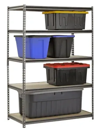 Muscle Rack 5-Shelf 48" x 72" Steel Shelving Unit