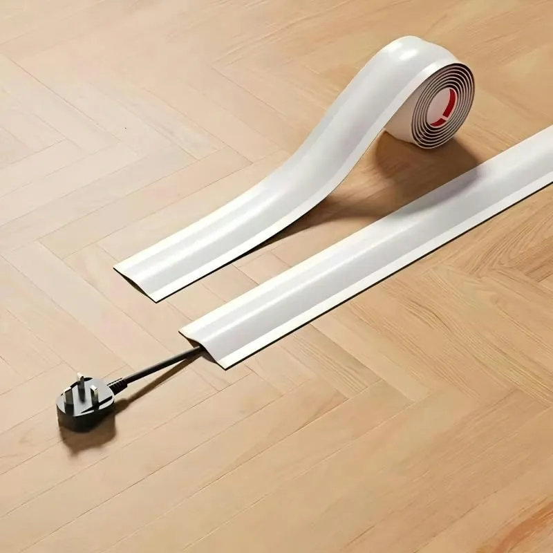 3.3-Foot Floor Cord Cover: 74 cents + free shipping w/