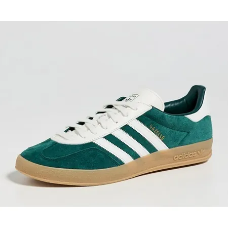 adidas Men's Gazelle Sneakers (Aurora Ivy/White/Gum)