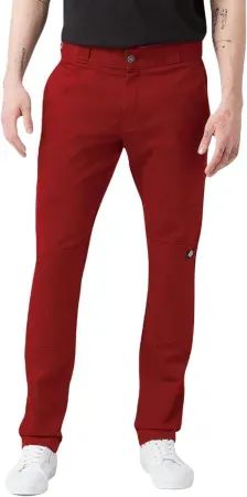 Dickies Men's Skinny Straight Double Knee Work Pants from