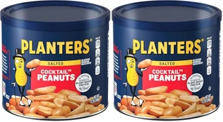 2-Pack Planters Cocktail Peanuts (12 oz Jar each)