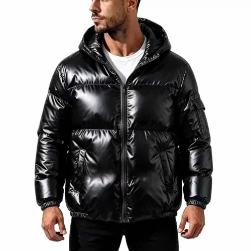 Glossy Puffer Jackets