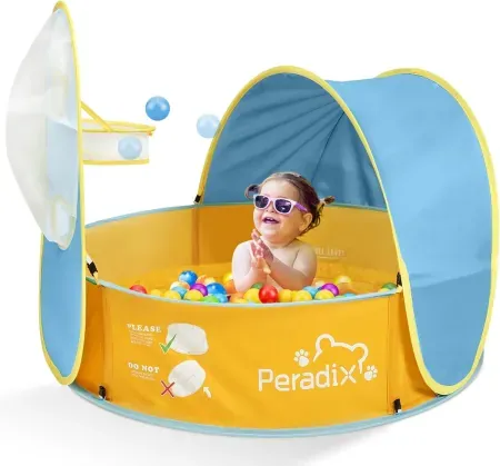 Peradix Kiddie Baby Pool / Ball Pint Tent with Canopy