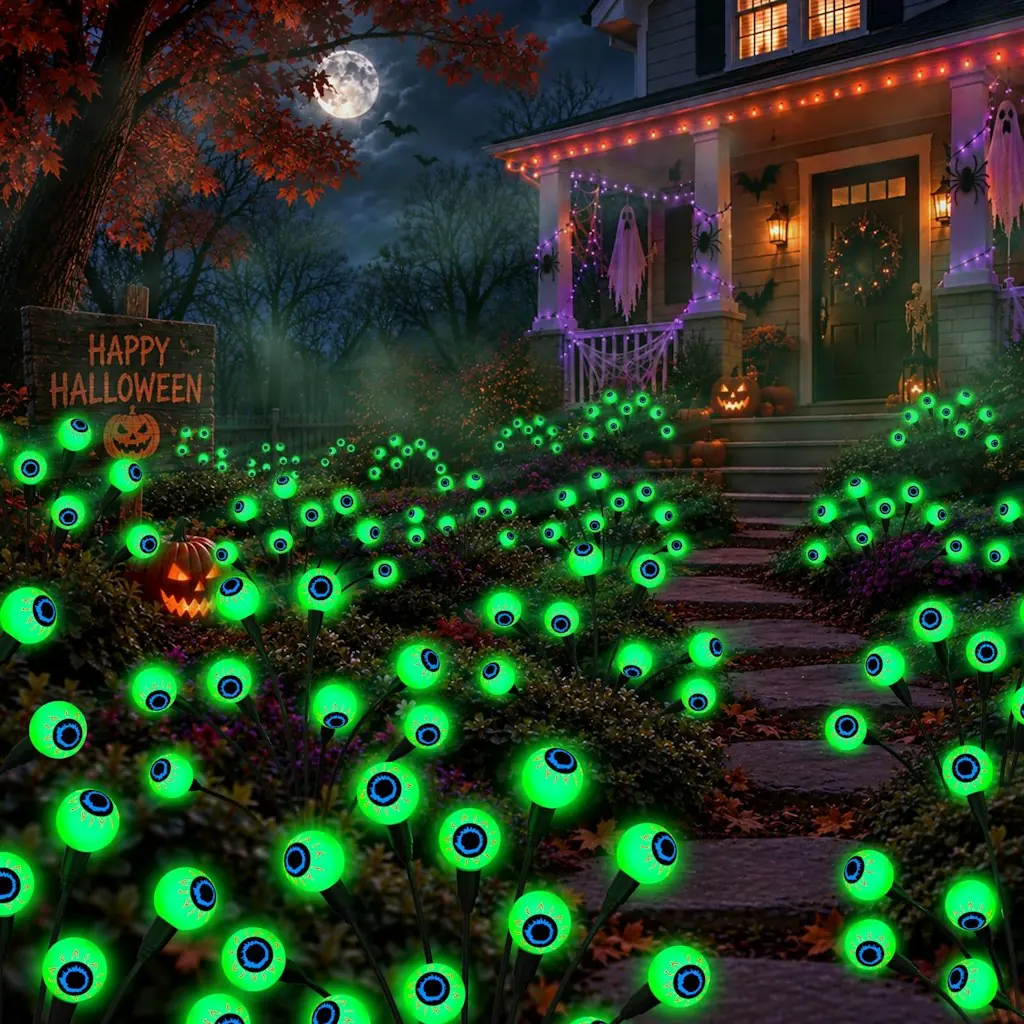 48 LED Solar Eyeball Lights 6-Pack