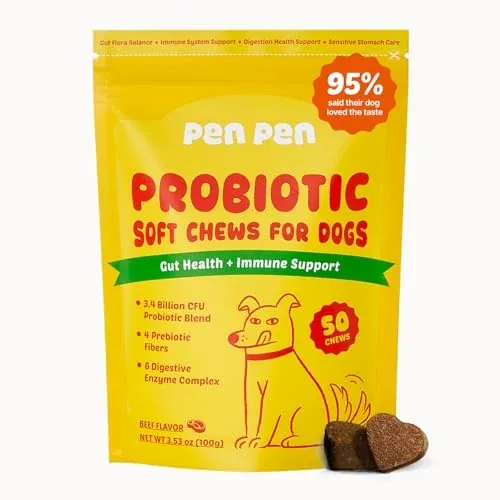 PENPEN Dog Probiotics Supplement for Digestive Health and Immune Support