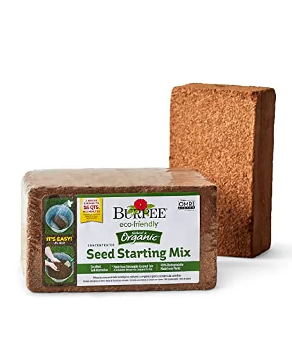 Burpee Organic Coconut Coir Seed Starting Mix, 16 Quarts