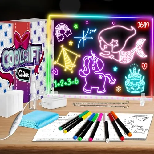 LED Drawing Board Art Set for Kids 16"