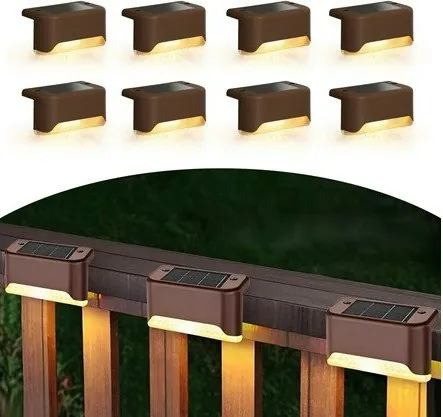 Solar Deck Lights 8-Pack