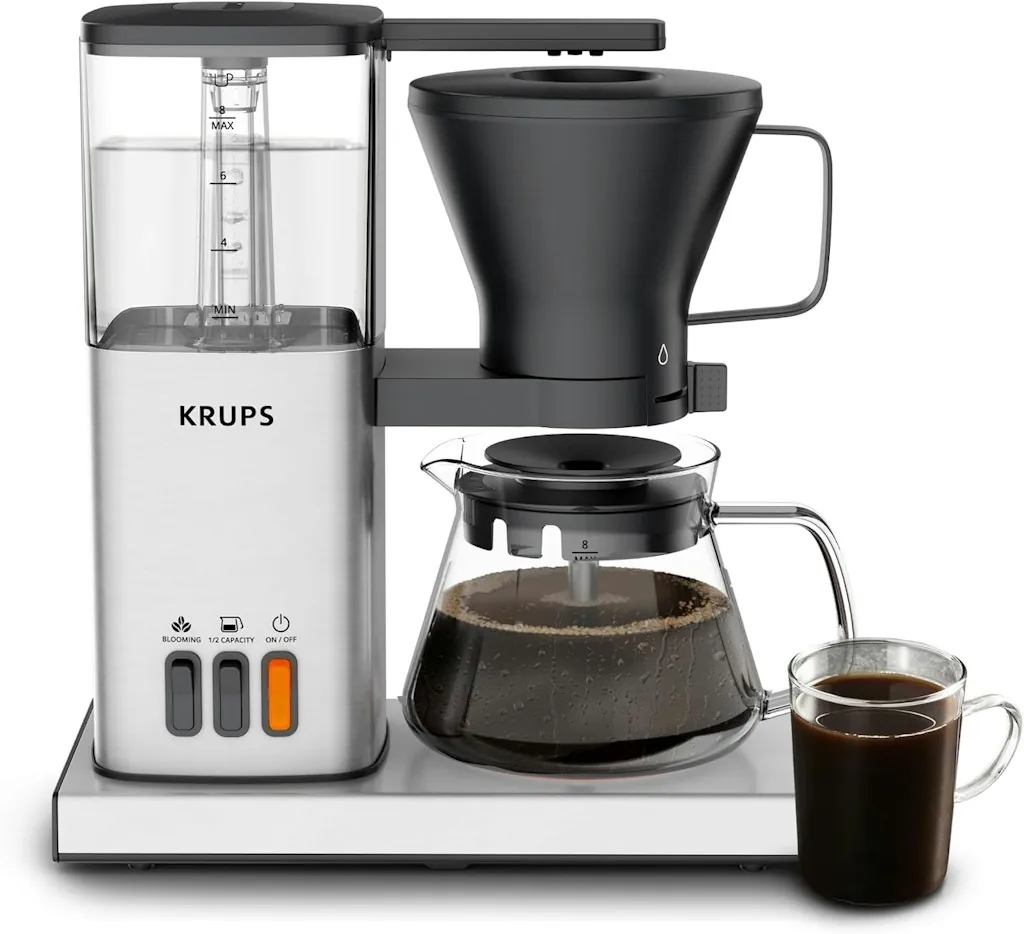 Krups Essential Brewer 8-Cup Drip Coffee Maker Machine