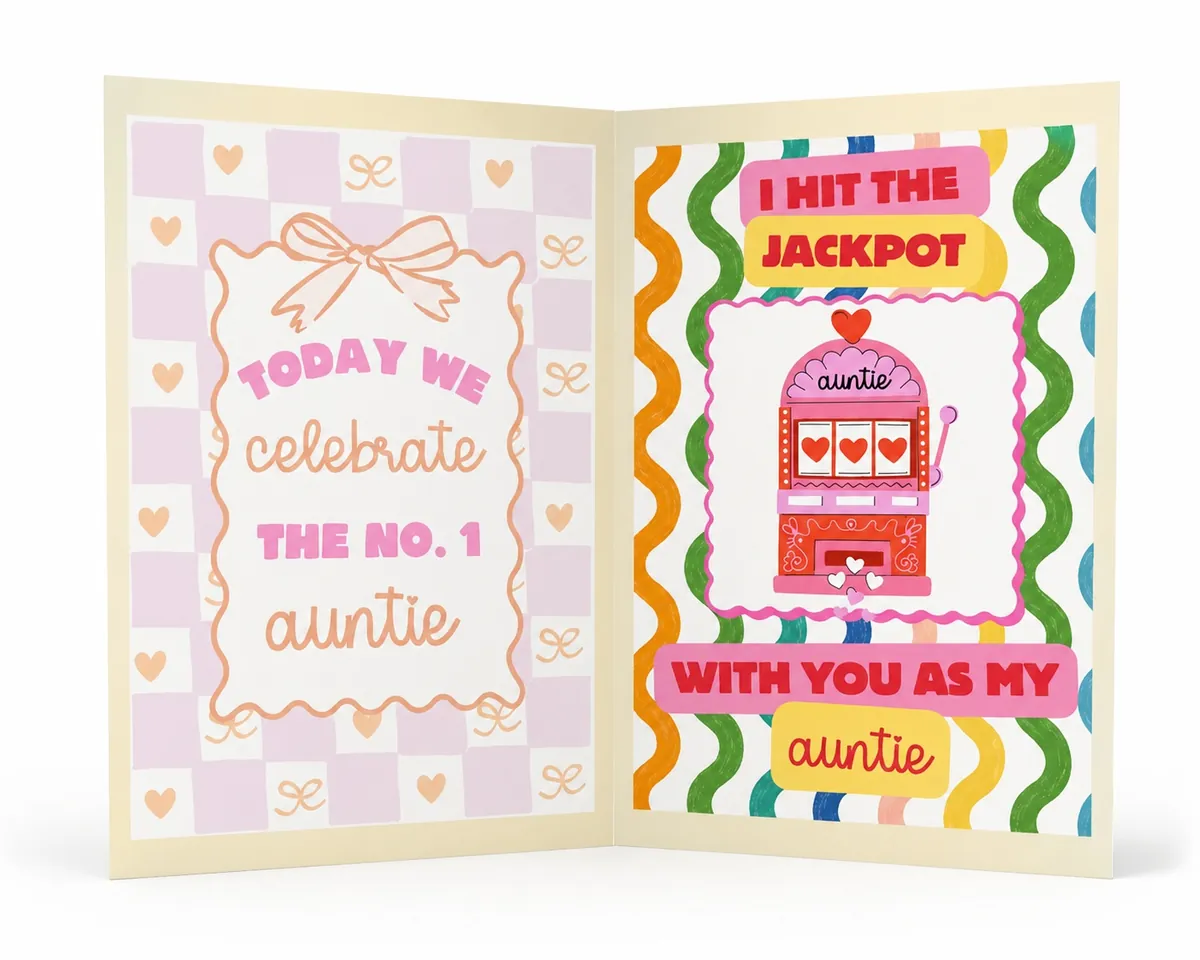 Free Auntie x Moonpig Greeting Card